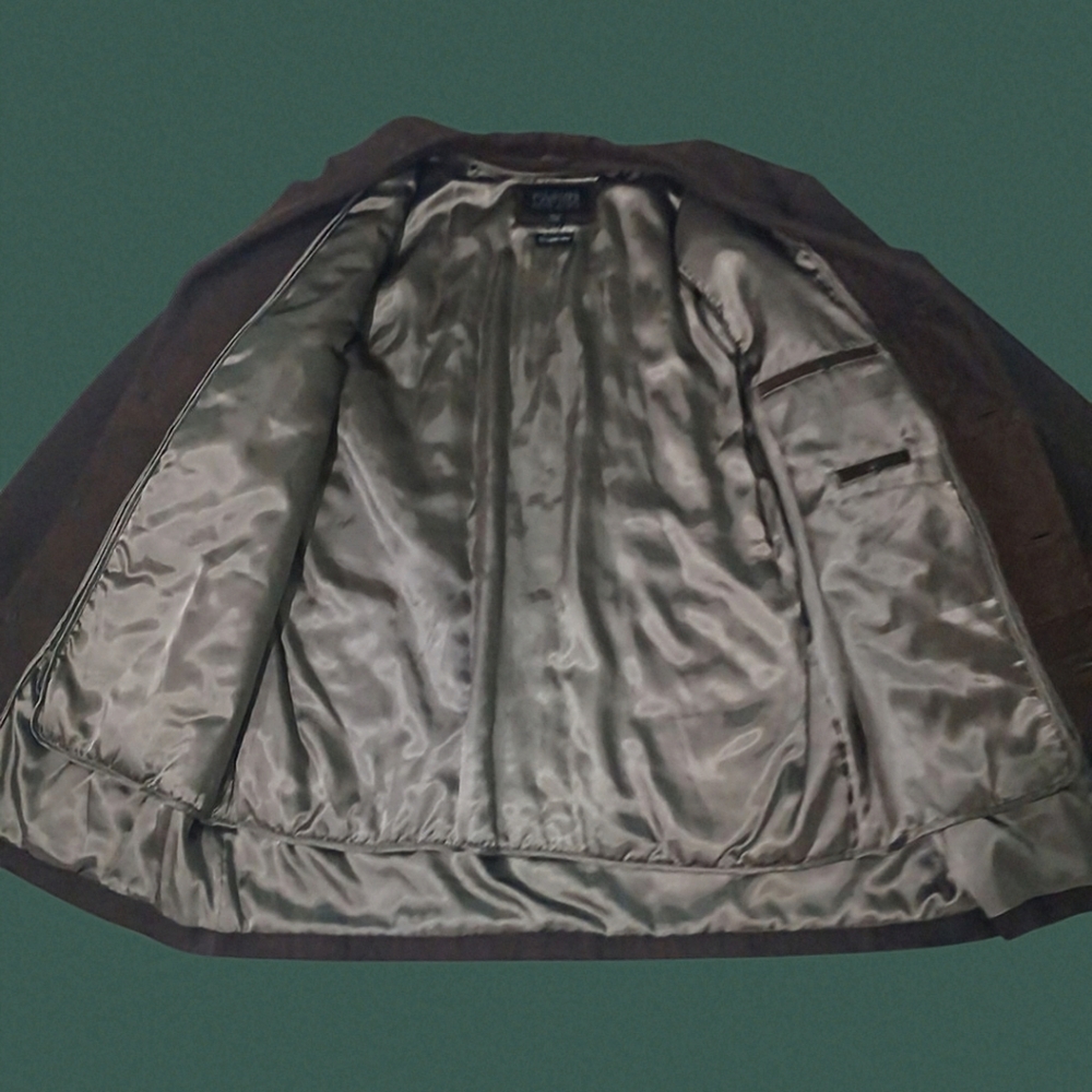 *NWT* Men’s Wilson Brown leather jacket with thinsulate lining. 3XL - Picture 4 of 12